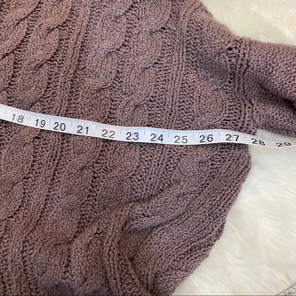 Free People Mushroom easy v neck cable sweater - Picture 8 of 8